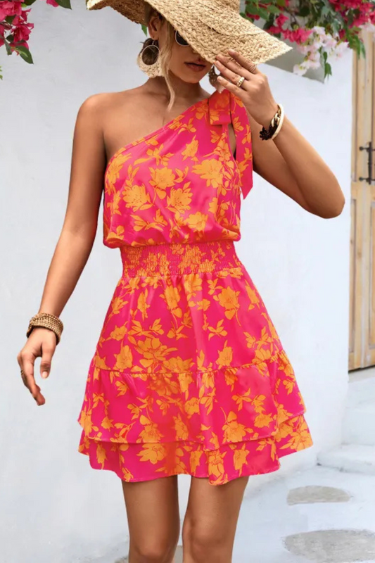 Zephyra | Sloping-shoulder dress for women