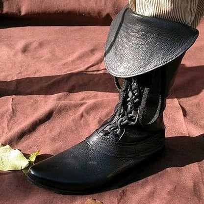 LP | lace-up shoes with bows in gothic steampunk style