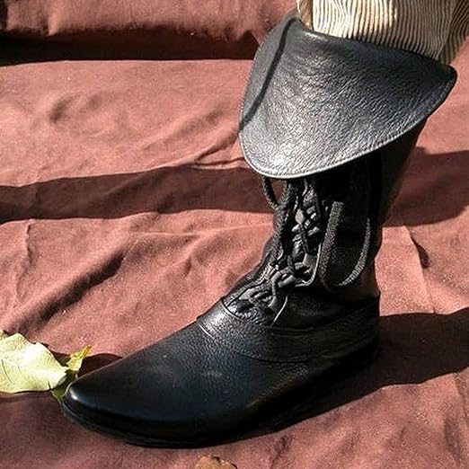 LP | lace-up shoes with bows in gothic steampunk style
