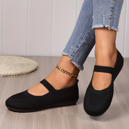 LP | elegant knit ballet flats