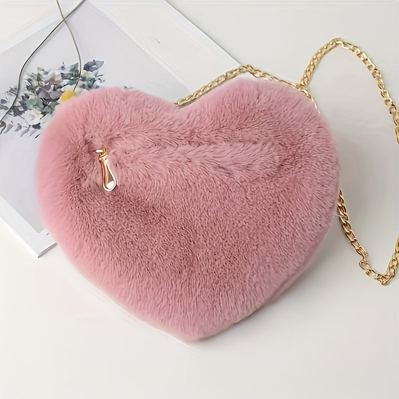 Nina | Heart-shaped plush bag