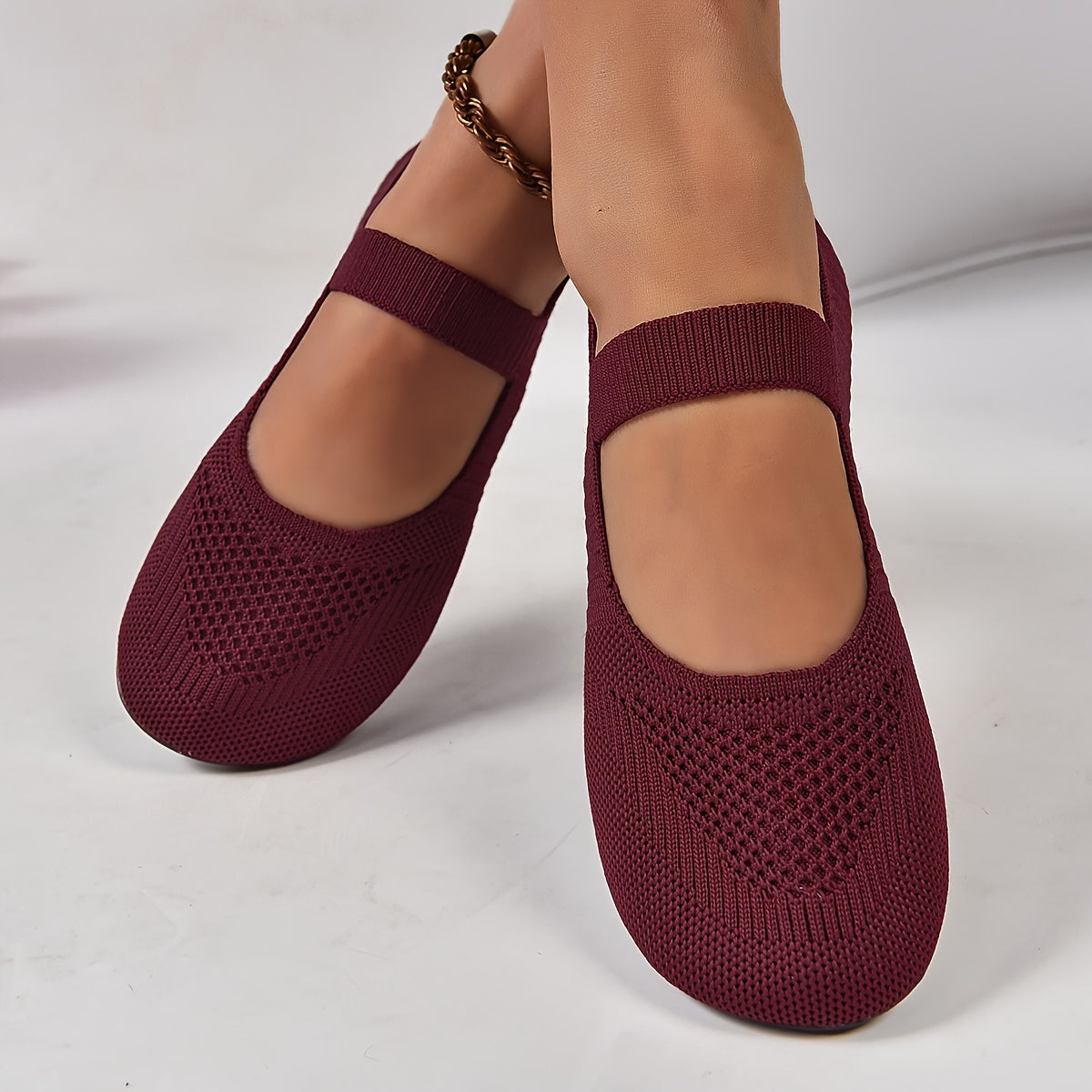 LP | elegant knit ballet flats