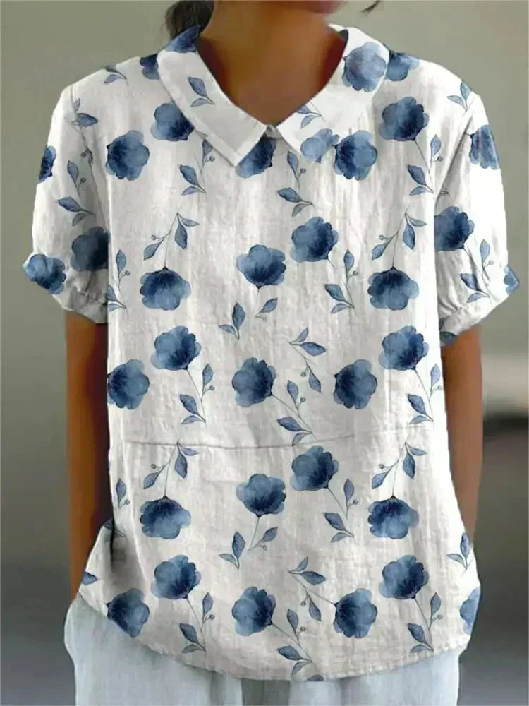 CM | Women's floral print blouse