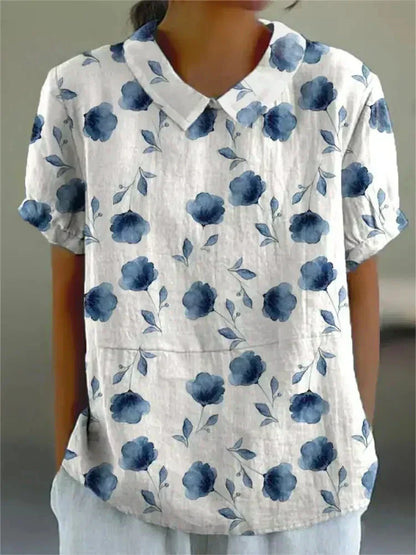 CM | Women's floral print blouse