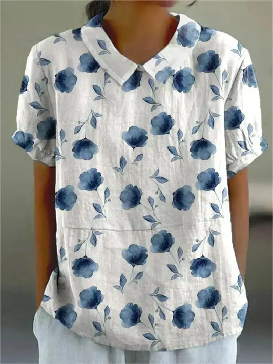 CM | Women's floral print blouse