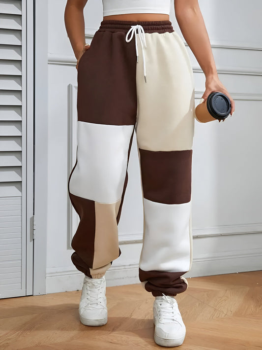 Tereza | Colour-Block loose-fitting sweatpants - comfort meets style