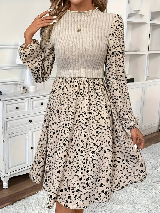 LP | Elegant 2-in-1 dress with floral pattern