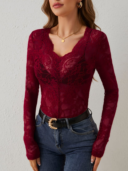 Women's lace shirt