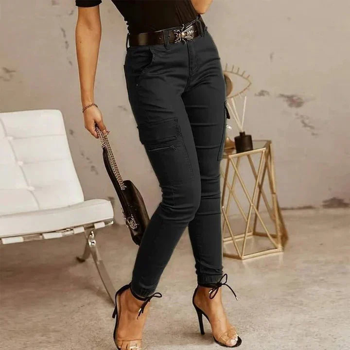 chic cargo pants for ladies