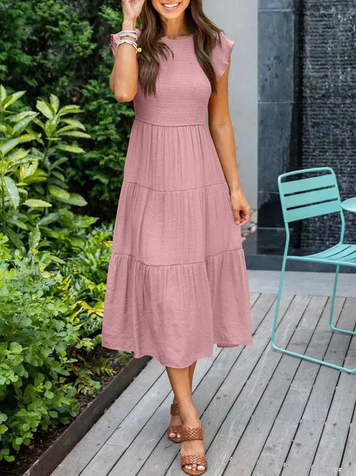 LP | Women's Short Sleeve Midi Dresses