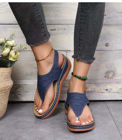 Irene® | Romanza Elegant wedge sandals for summer's beach look