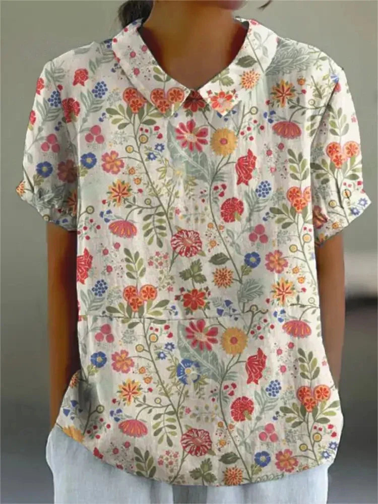 CM | Women's floral print blouse