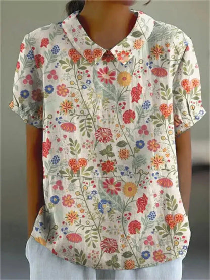 CM | Women's floral print blouse