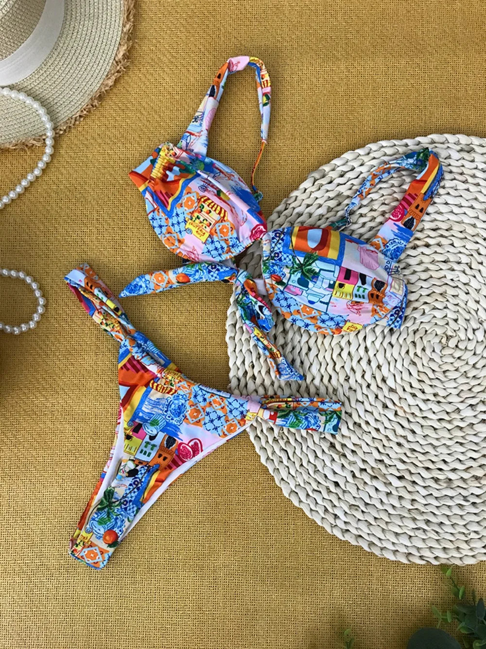 SoSoof - Brazilian bikini with print