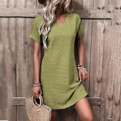 LP | Nikki mini dress with narrow V-neckline