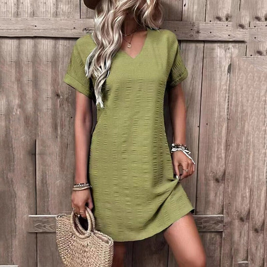 LP | Nikki mini dress with narrow V-neckline