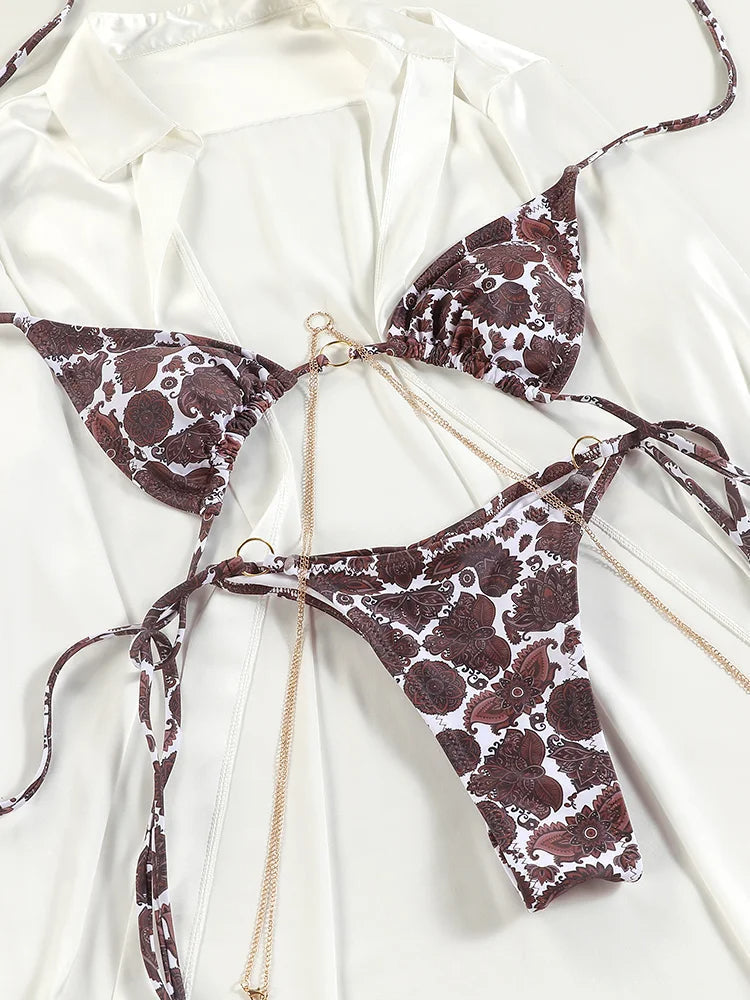 SoSoof - Brazilian bikini with chain