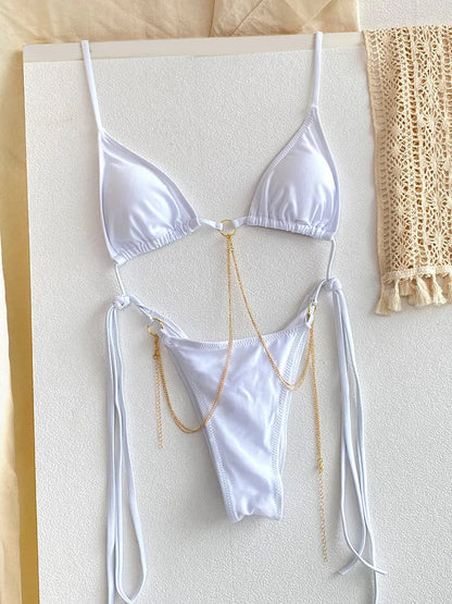 SoSoof - Brazilian bikini with chain