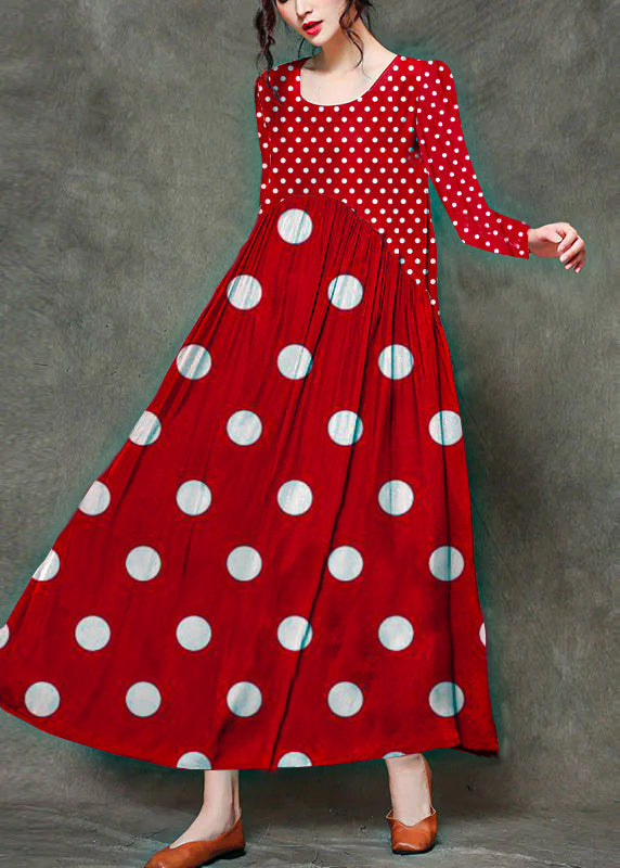 LP | Sleeveless long dresses with O-neck and gathered neckline