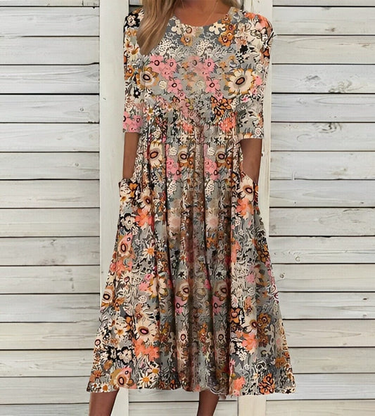 - Floral dress