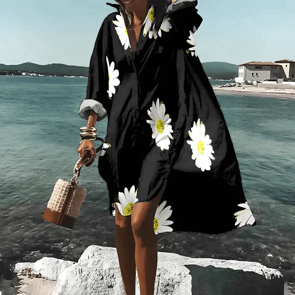LP | Armina - Knee-length dress with unique print