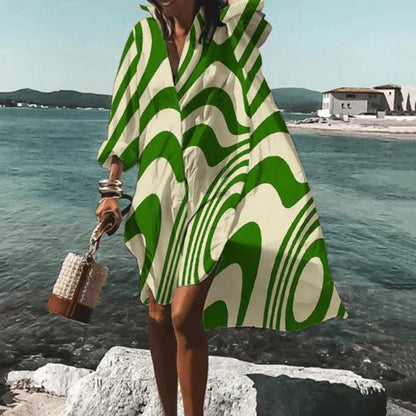 LP | Armina - Knee-length dress with unique print