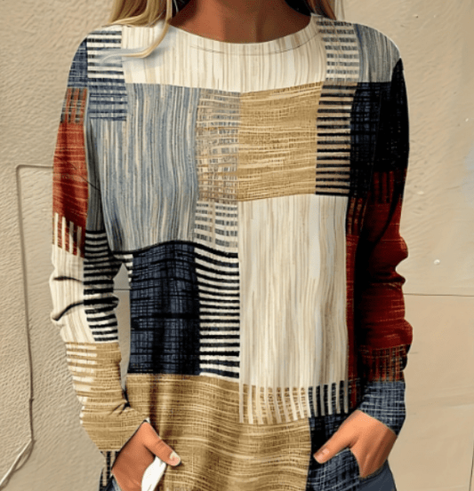 LP | Top with geometric print