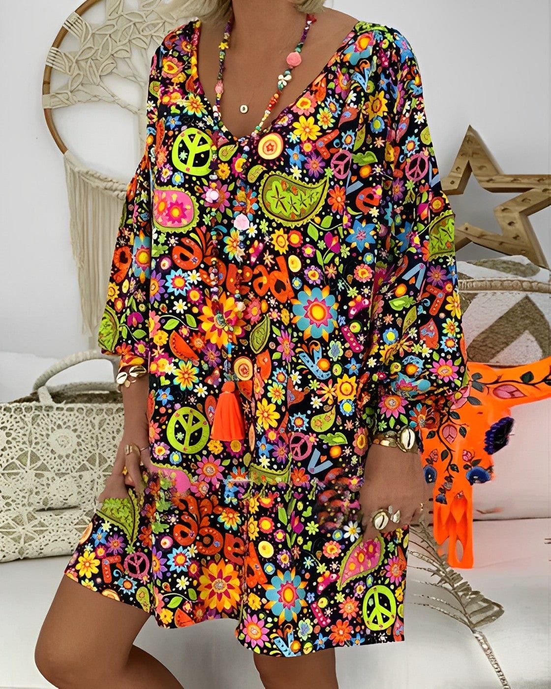 - Multicolor stylish dress