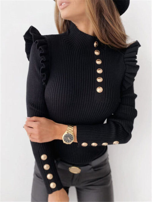 LP | Tunic blouse with ruffles