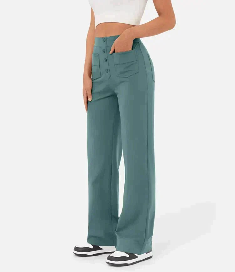 Comfortable elastic leisure pants