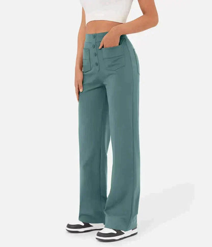 Comfortable elastic leisure pants