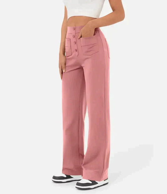 Comfortable elastic leisure pants