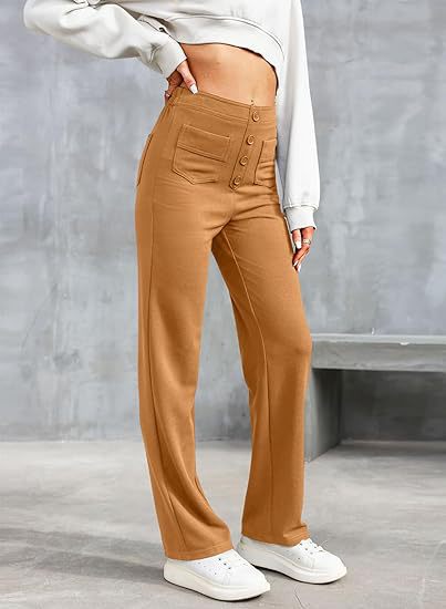 Comfortable elastic leisure pants