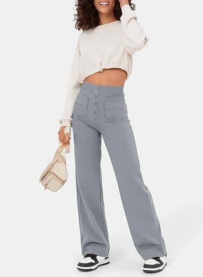 Comfortable elastic leisure pants