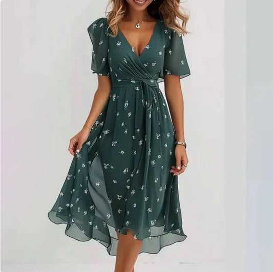 Ladies V-neck dress