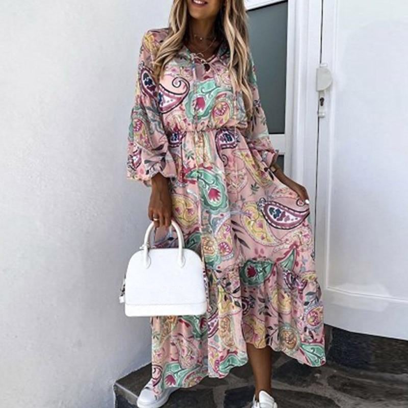 "Deane" boho maxi dress