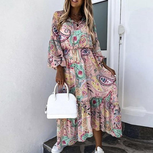 "Deane" boho maxi dress