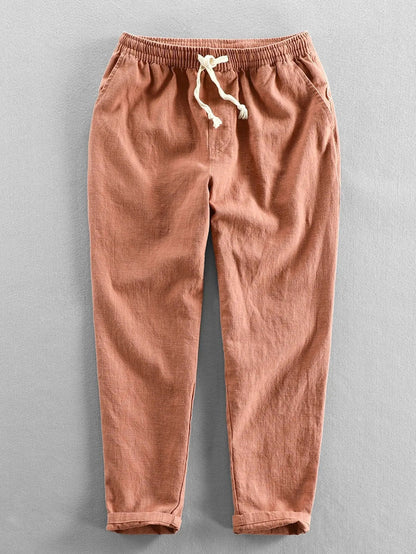 Loose-fitting straight-leg pants for women