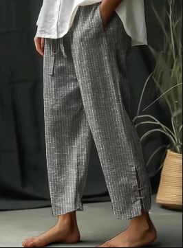 Classic striped pants