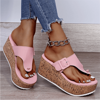 ADELE - Raised orthopedic sandals