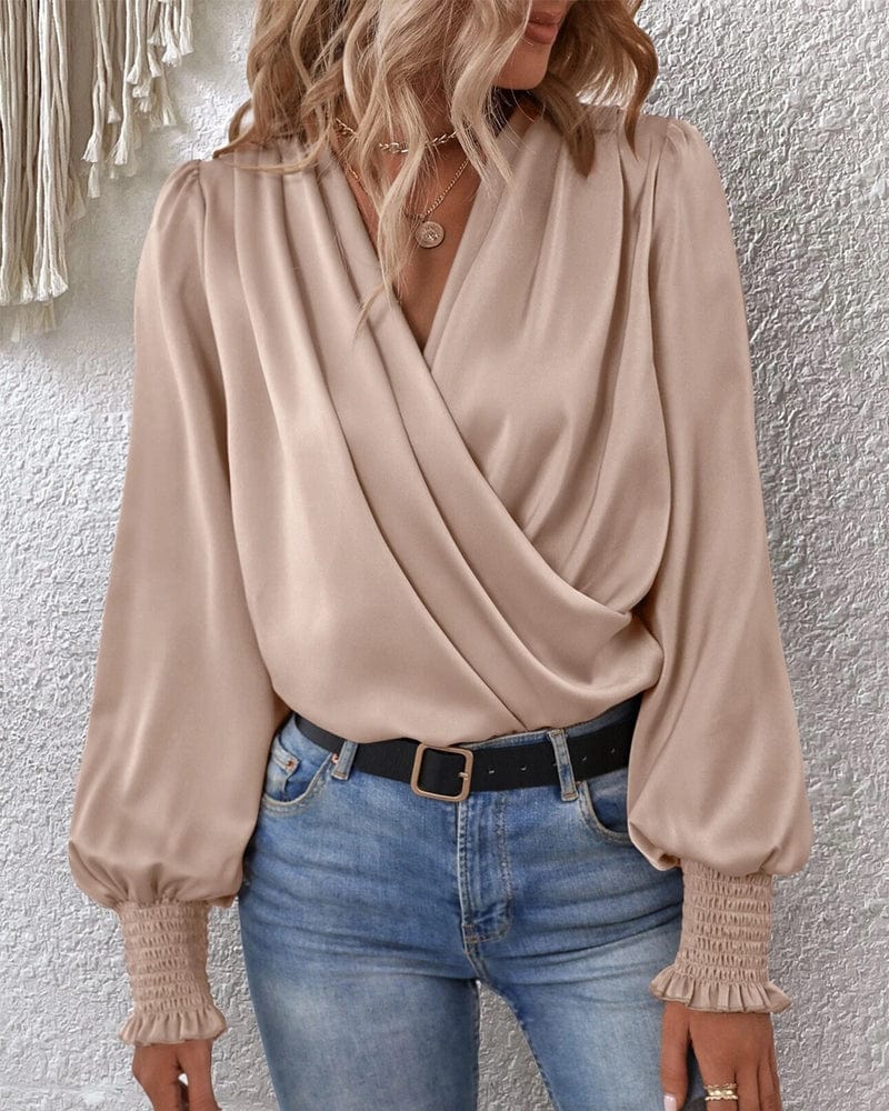 LP | Elegant solid-colored blouse