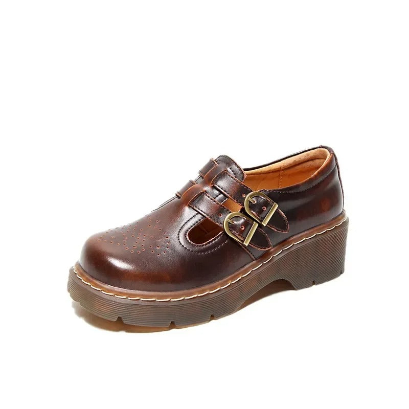 LP | British-style flat oxford shoes