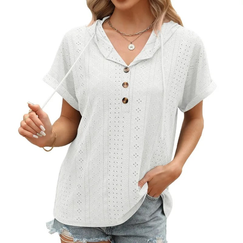 LP | casual blouse with v-neck