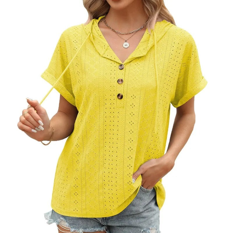 LP | casual blouse with v-neck