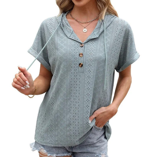LP | casual blouse with v-neck