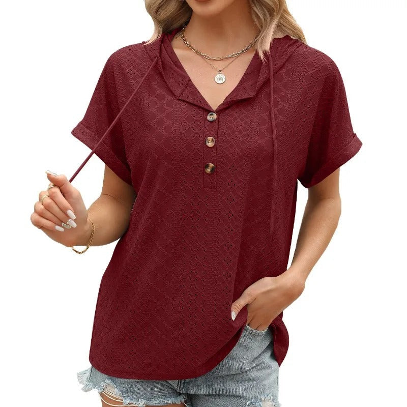 LP | casual blouse with v-neck
