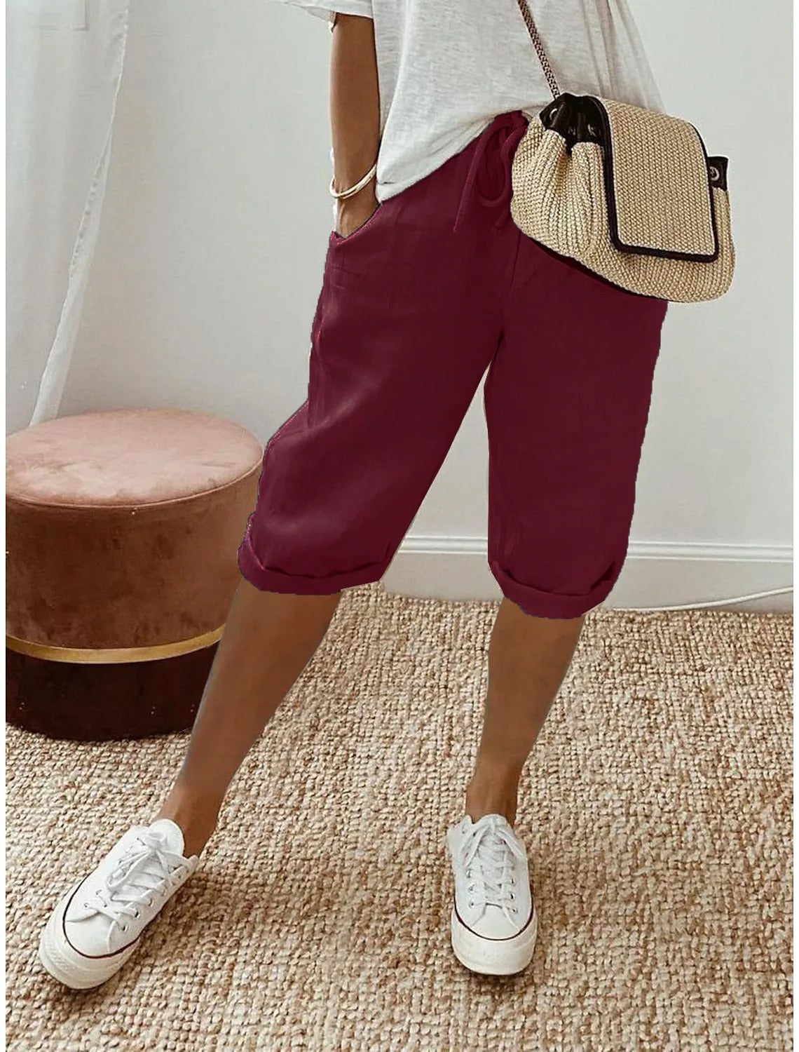 LP | Rope shorts rolled up