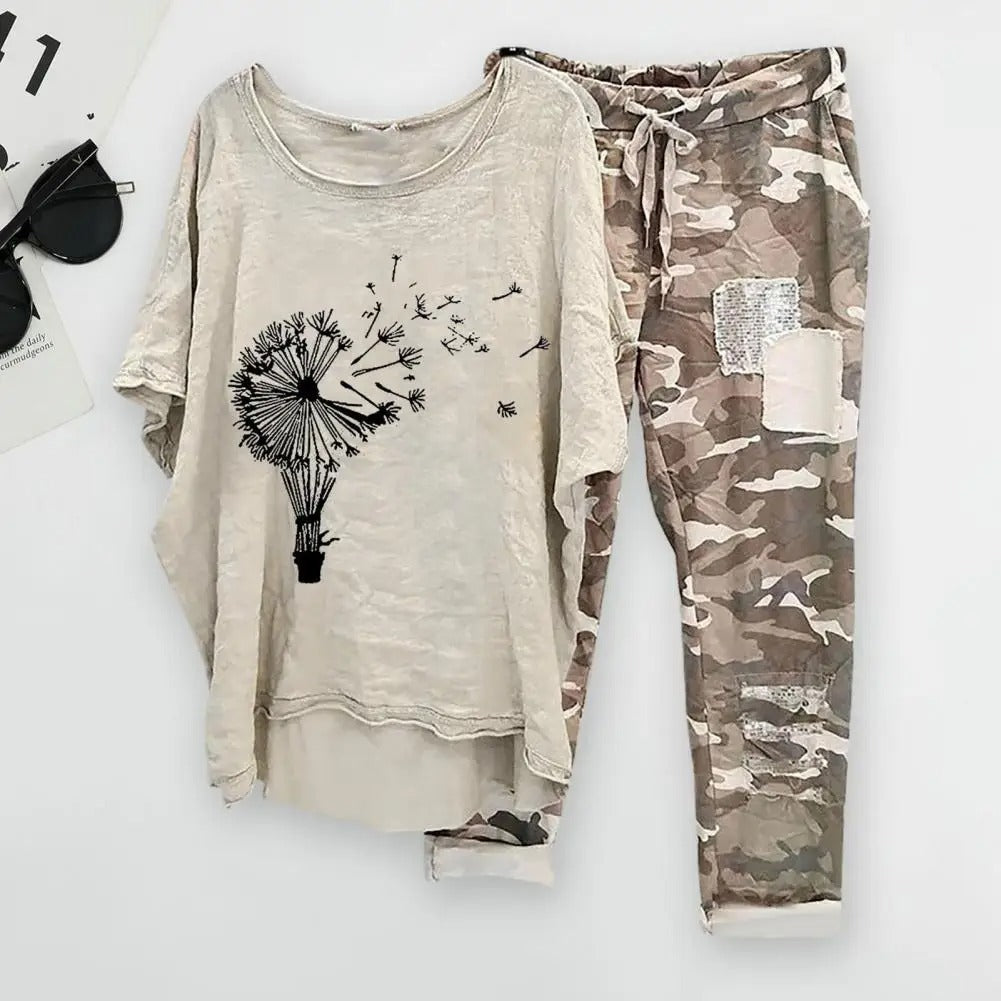 LP | Camouflage-colored patchwork set