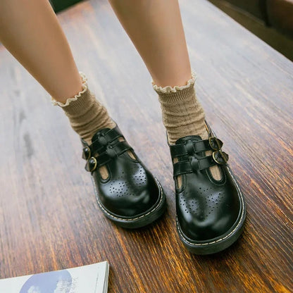 LP | British-style flat oxford shoes