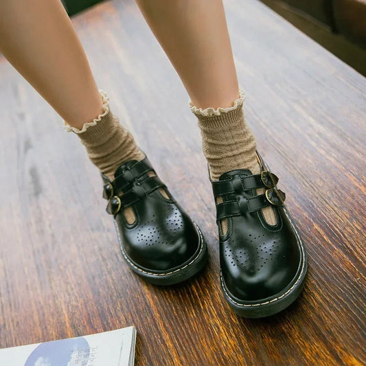 LP | British-style flat oxford shoes
